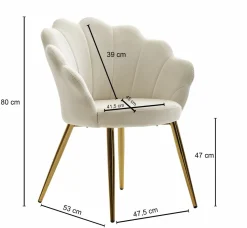 Skyport Chaises À Accoudoirs|Chaises 4 Pieds<Chaise de salle à manger SI-NAKHARIN