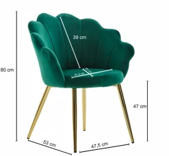 Skyport Chaises À Accoudoirs|Chaises 4 Pieds<Chaise de salle à manger SI-NAKHARIN