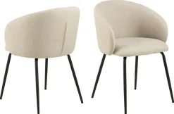 Actona Chaises Rembourrées|Chaises À Accoudoirs<Chaise ELEANOR