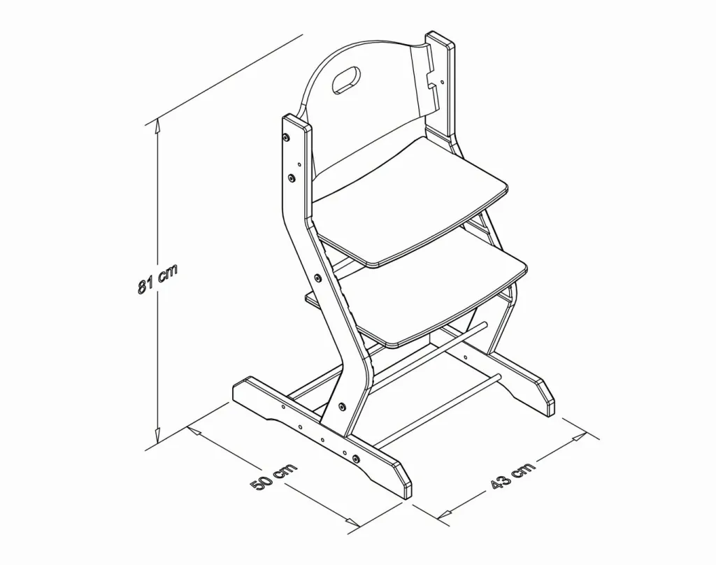 Tissi Chaises Hautes<Chaise haute évolutive 100001/100003
