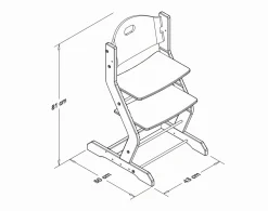 Tissi Chaises Hautes<Chaise haute évolutive 100002/100004