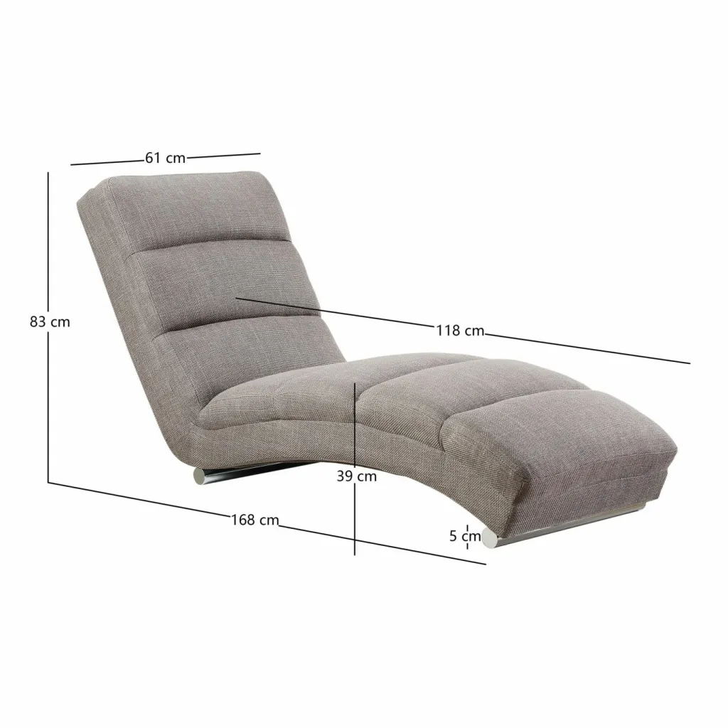 Salesfever Chaises Longues De Relaxation<Chaise longue 367650