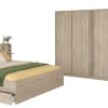 Parisot Chambres Complète<Chambre à coucher 3 éléments MIAMI 22