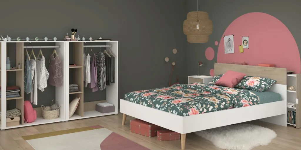 Enfant Parisot Chambres D'Enfant Completes<Chambre d'ado 5 éléments LAS VEGAS 13