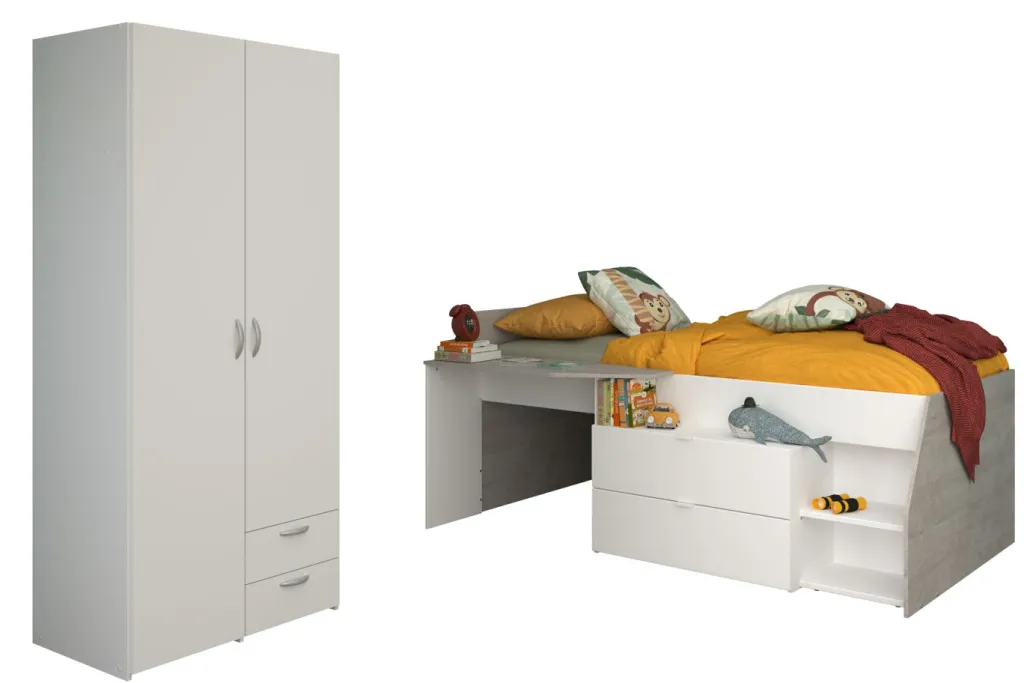 Enfant Parisot Chambres D'Enfant Completes<Chambre junior 2 éléments MILKY 14