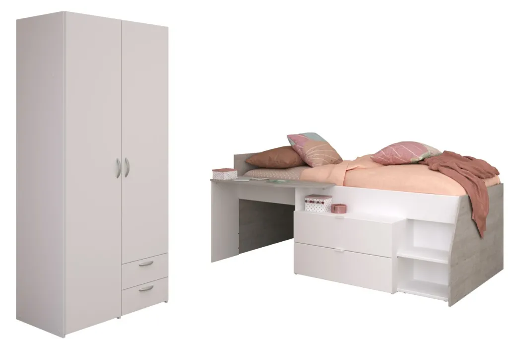 Enfant Parisot Chambres D'Enfant Completes<Chambre junior 2 éléments MILKY 14