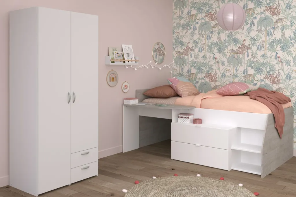 Enfant Parisot Chambres D'Enfant Completes<Chambre junior 2 éléments MILKY 14