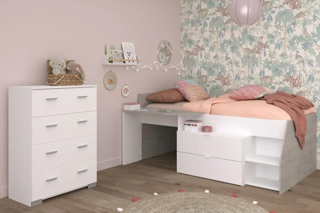 Enfant Parisot Chambres D'Enfant Completes<Chambre junior 2 éléments MILKY 16