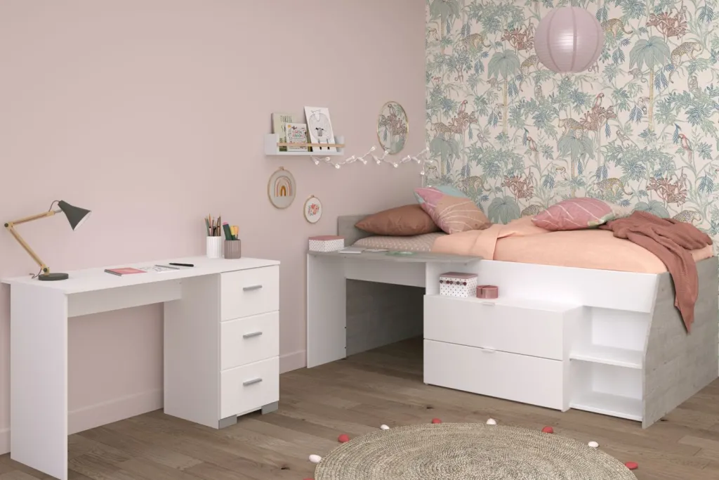 Enfant Parisot Chambres D'Enfant Completes<Chambre junior 2 éléments MILKY 17