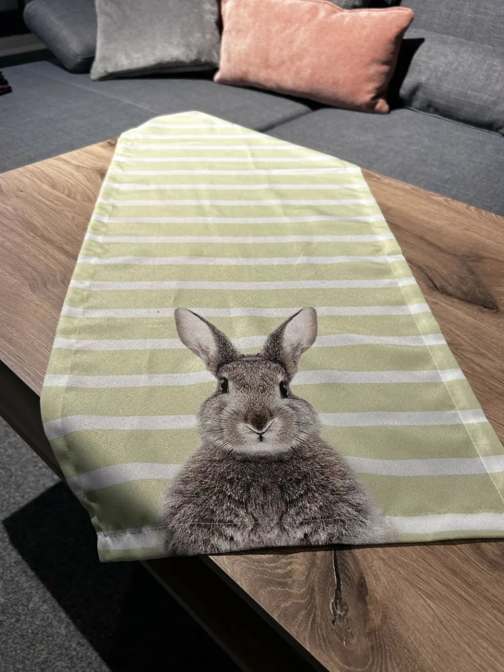 Chemin de table tête de lapin ROGER