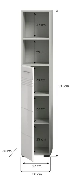 Xonox Armoires De Salle De Bains<Colonne de salle de bains DILLA