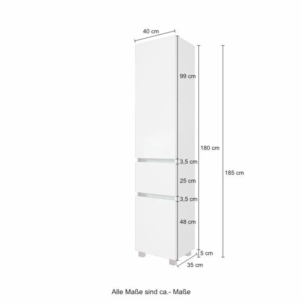 Held Armoires De Salle De Bains<Colonne de salle de bains 40 cm KOPENHAGEN