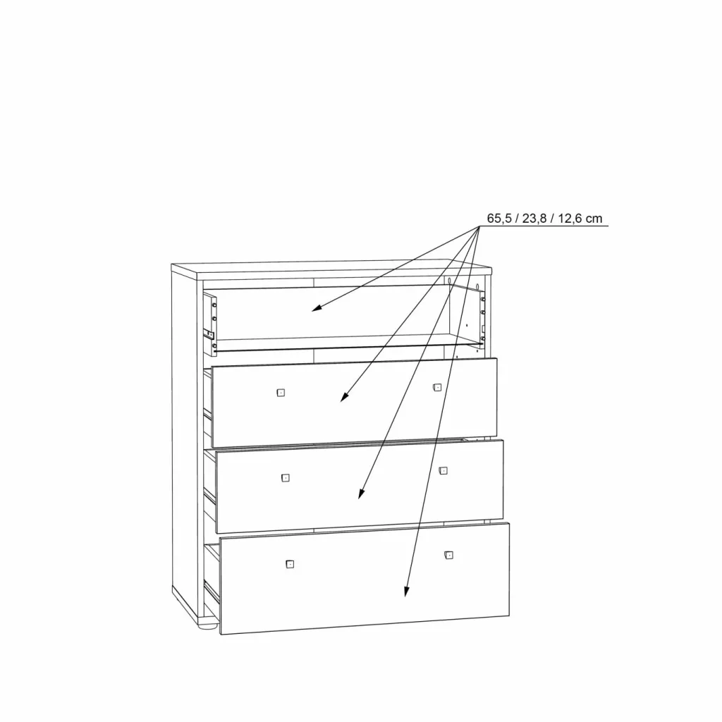 Forte Commodes À Tiroirs<Commode TEMPRA 2