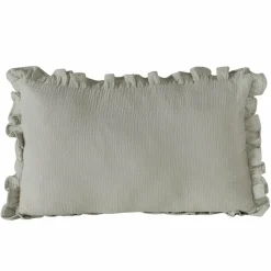 Boltze Rideaux|Coussins<Coussin à volants MUSSELIN
