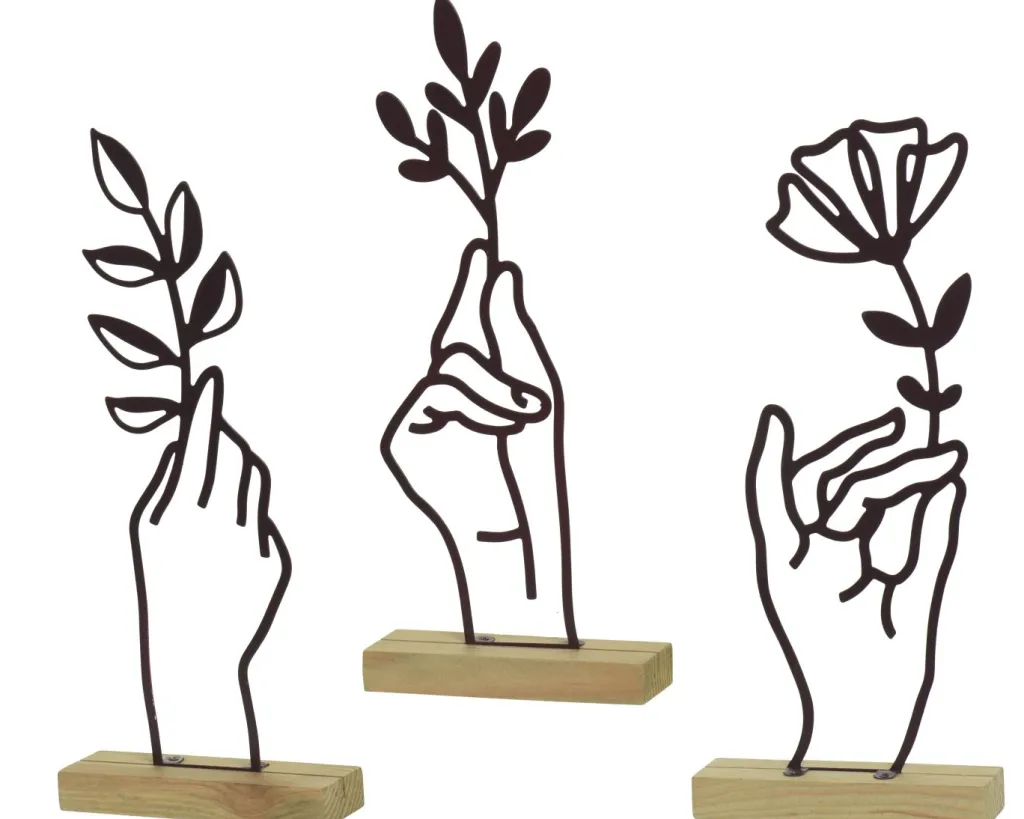 Kaemingk Objets Décoratifs<Décoration à poser avec fleur HANDS