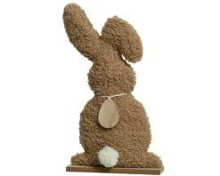 Décoration à poser lièvre peluche EASTER
