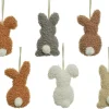 Décoration à suspendre lièvre peluche EASTER