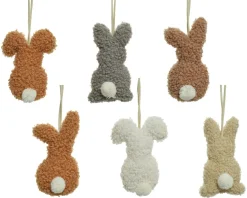 Décoration à suspendre lièvre peluche EASTER