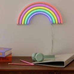JJA Lampes Décoratives|Objets Décoratifs<Décoration murale néon arc-en-ciel