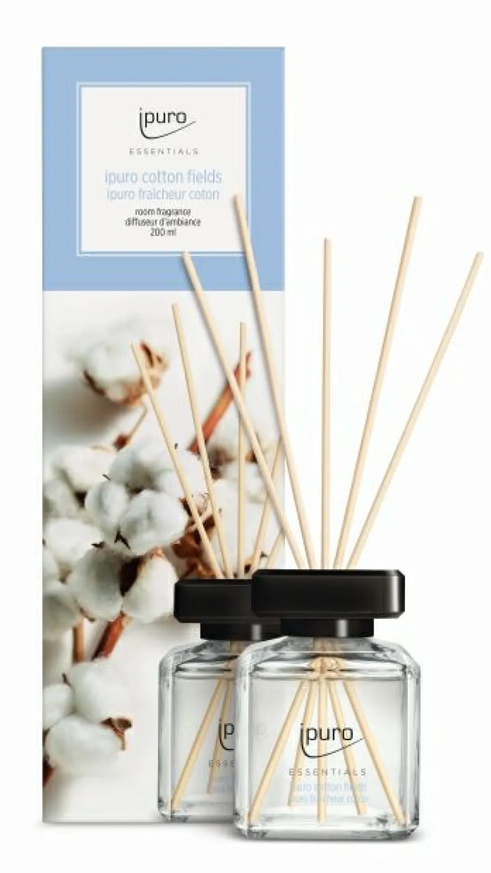 Diffuseur de parfum Ipuro COTTON FIELDS 200ML
