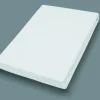 Drap housse en jersey Jersey blanc