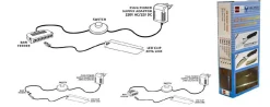 HBZ Accessoires<Eclairage LED par lot de 4 10004241