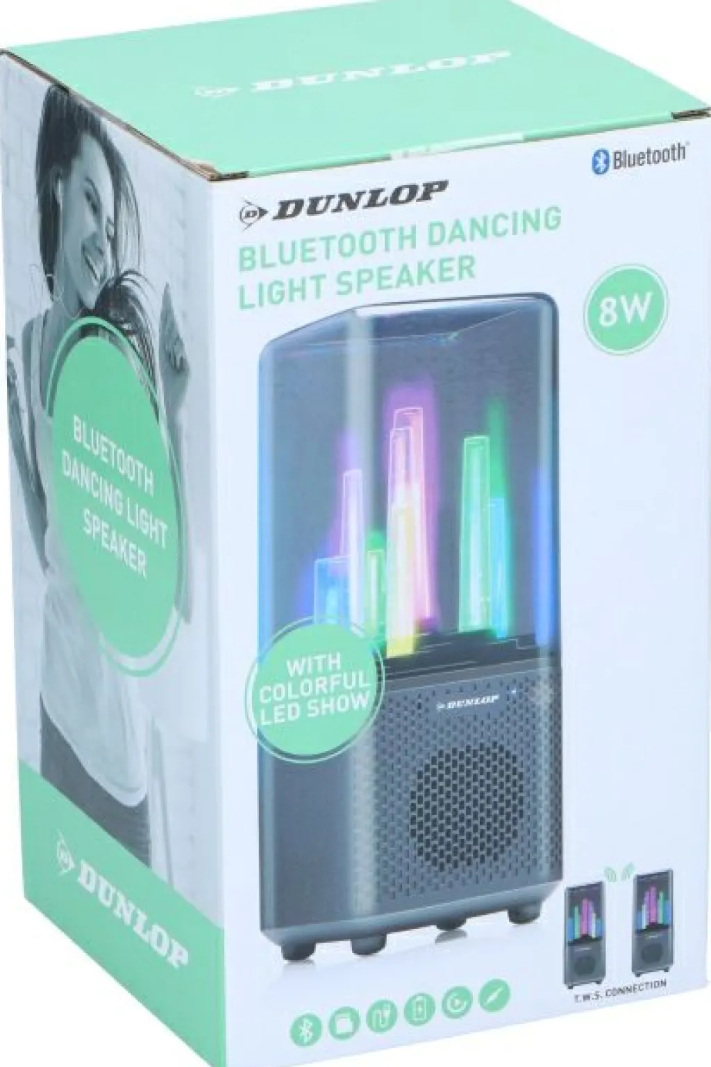 Edco Accessoires De Table<Enceinte avec lumière LED DUNLOP