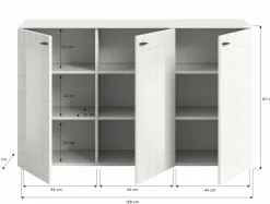 Xonox Commodes Avec Portes|Bahuts<Enfilade ALETA