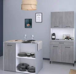 Ensemble avec buffet de cuisine MEMPHIS 3