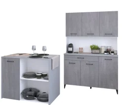 Ensemble avec buffet de cuisine MEMPHIS 4