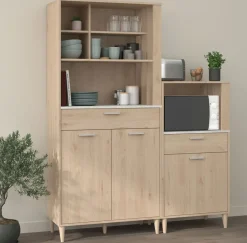 Parisot Buffets Cuisine<Ensemble buffet de cuisine et meuble de rangement ATLANTA 1
