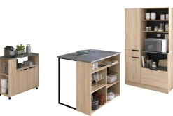 Ensemble de meubles de cuisine avec buffet PORTLAND 3