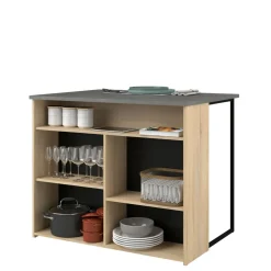 Ensemble de meubles de cuisine avec buffet PORTLAND 3
