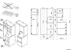 Parisot Meubles De Rangement Pour Machine À Laver<Ensemble de meubles pour machine à laver LAUNDRY 1