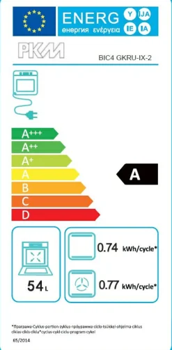 Ensemble four encastrable et plaque vitrocéramique BIC4 GKRU-IX-2