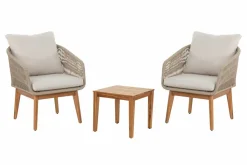 DESIGNlink Meubles De Jardin|Ensembles Mobilier De Jardin<Ensemble lounge pour balcon SATURN