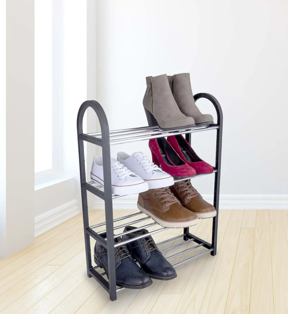 Etagère à chaussures 4 niveaux ALPINA
