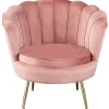 Salesfever Fauteuils Rembourrées|Fauteuils Cocktail<Fauteuil coquillage BANDUNG