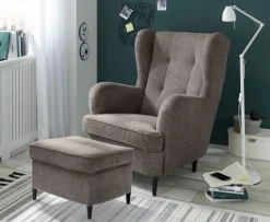 BRW Fauteuils À Oreilles<Fauteuil OSKAR