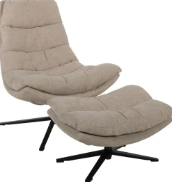 Duo Fauteuils Lounge|Fauteuils Rembourrées<Fauteuil relax avec reopose-pied PORTO