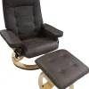 RRR Company Limited Fauteuils Lounge|Fauteuils Rembourrées<Fauteuil TV avec ottomane RFU-8000 034-80