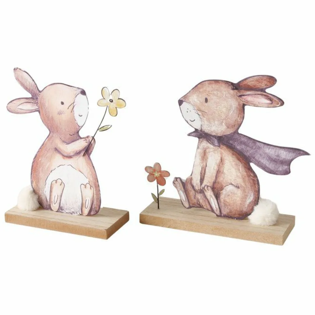 Boltze Figurines Décoratives|Pâques<Figurine lapin avec fleur BUNNY