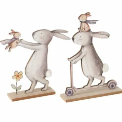 Boltze Figurines Décoratives|Pâques<Figurine lapin avec lapereau BUNNY