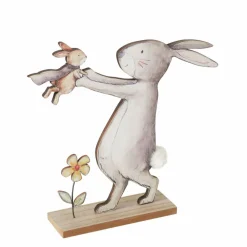 Boltze Figurines Décoratives|Pâques<Figurine lapin avec lapereau BUNNY