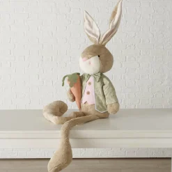 Boltze Figurines Décoratives|Pâques<Figurine lièvre XXL assis sur un rebord avec carotte MIMI