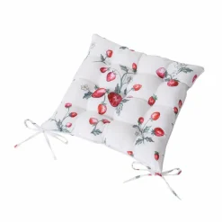 Boltze Coussins<Galette de chaise motif fraises EMILY