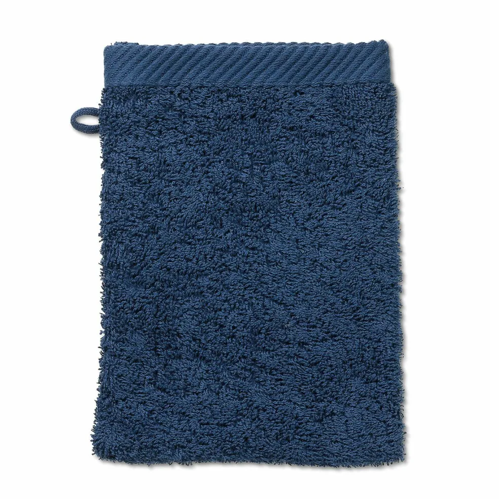 Gant de toilette bleu mauve LADESSA