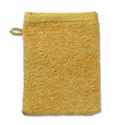 Kela Textiles De Salle De Bains<Gant de toilette jaune curry LADESSA
