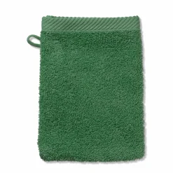 Gant de toilette vert feuille LADESSA