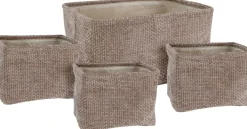 Koopman Corbeilles<Grand panier aspect peluche EH